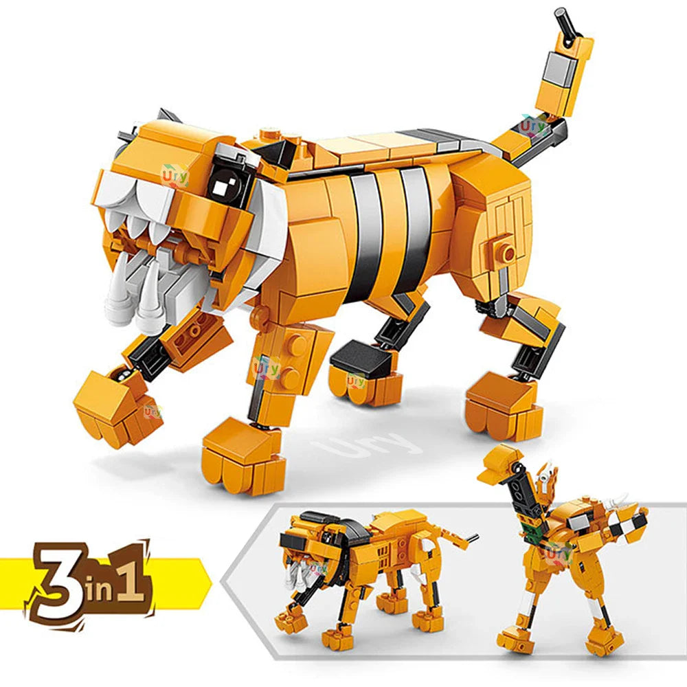 Tiger Set Marine Toy Building Block Set