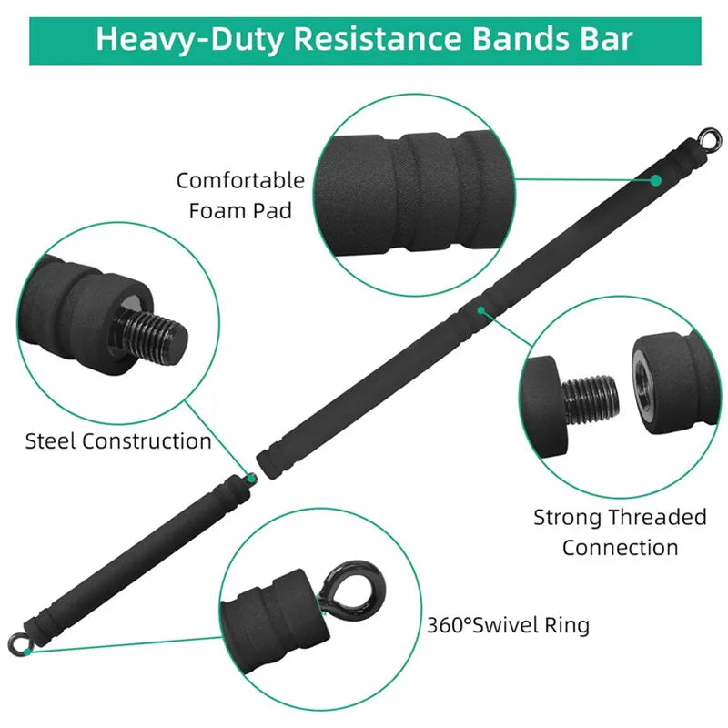 Portable Weighted Pilates Bar