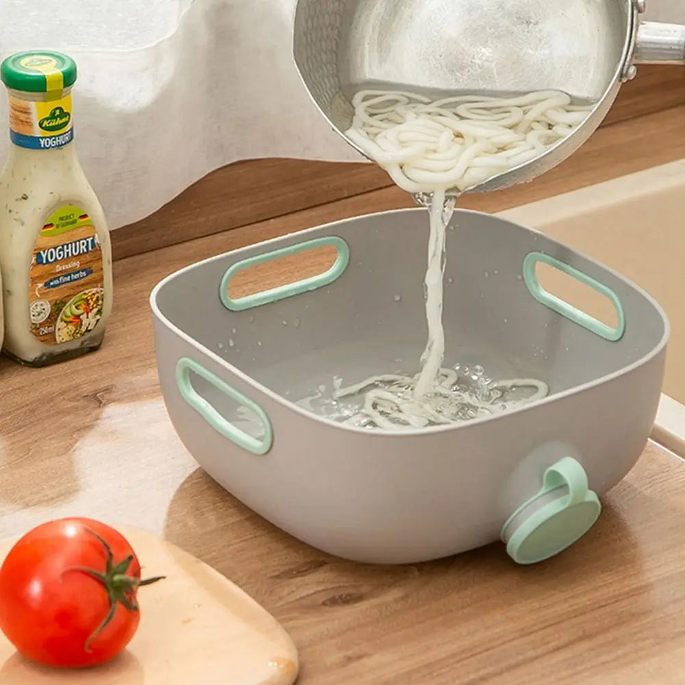 Multifunctional Rice and Fruit Colander Strainer