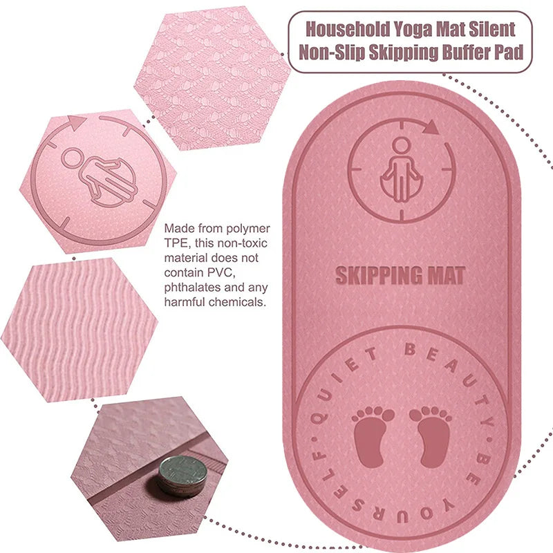 Jump Rope Mat Thicken Shock Absorbent