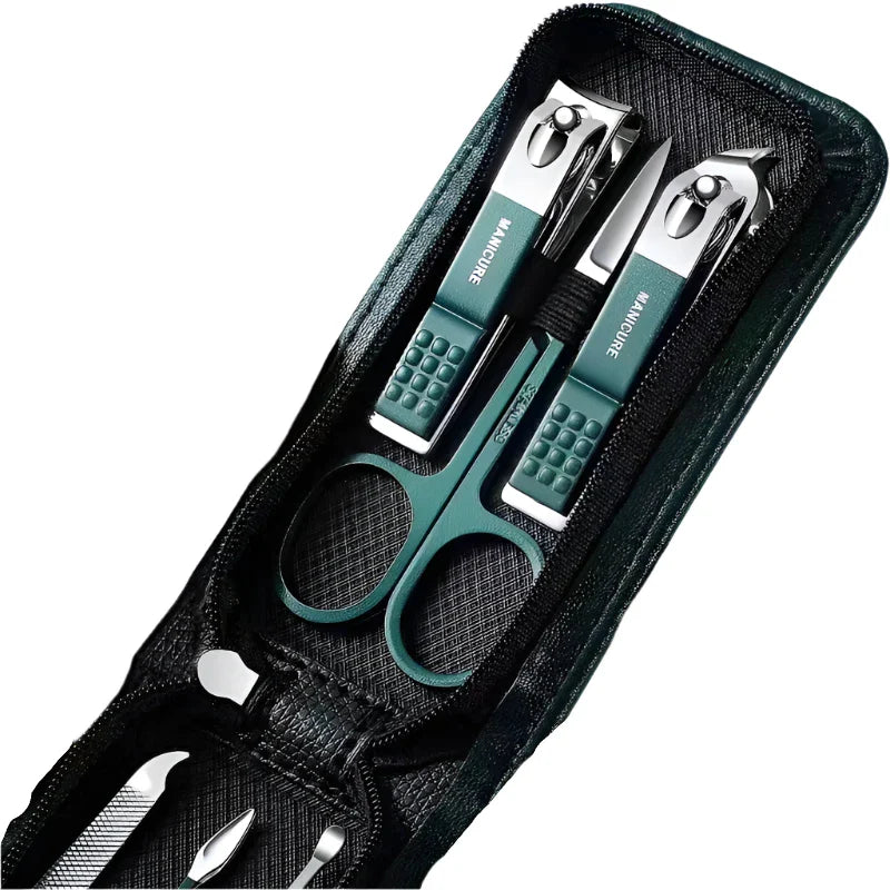 Portable Stainless Steel Nail Clipper Set (6 pcs)
