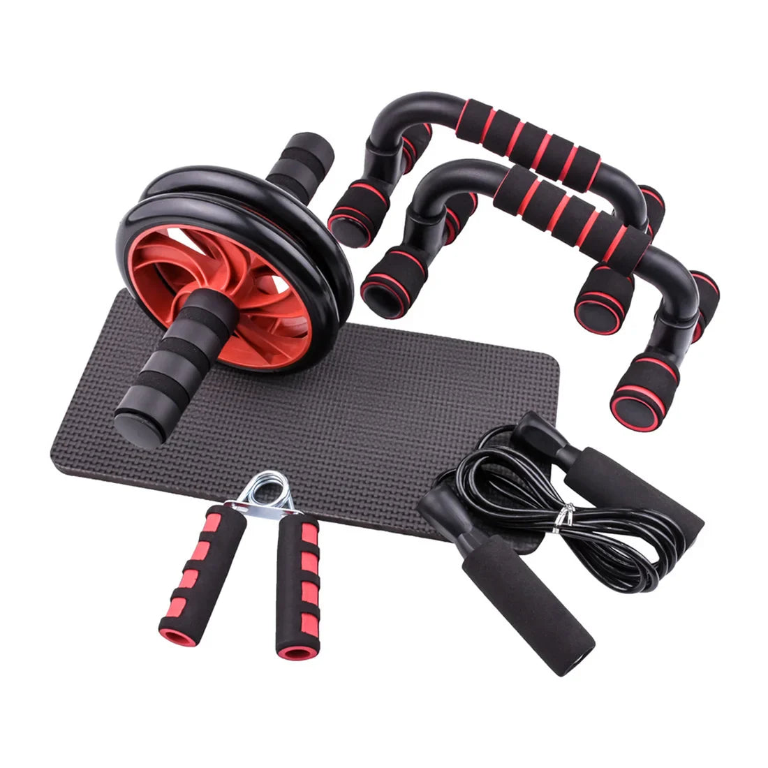 Silent Ab Roller & Jump Rope Set