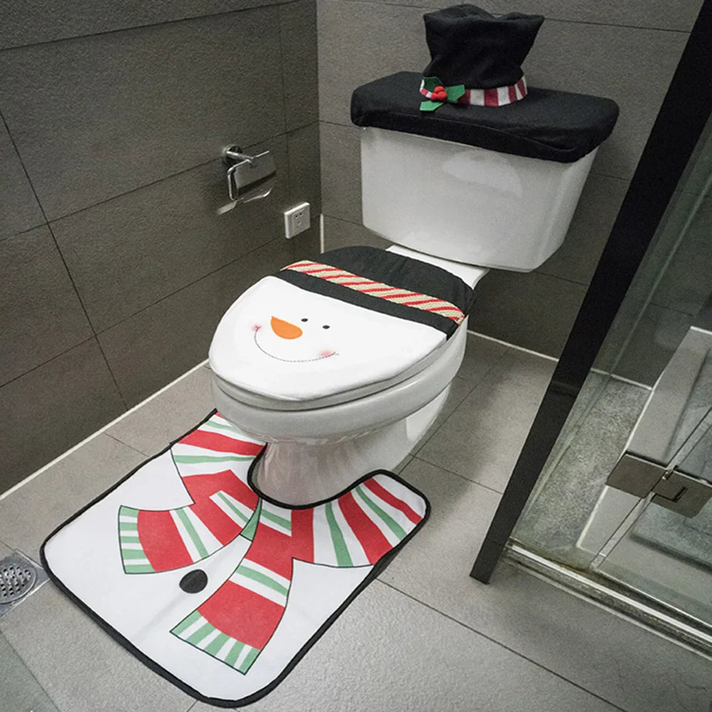 Cute Christmas Toilet Seat Covers