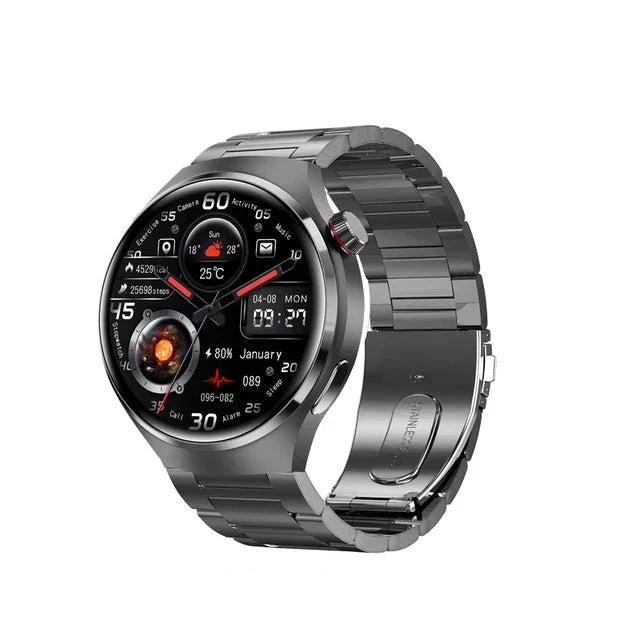 GPS Smart Watch Men 360 HD, IP68, Heart Rate, Bluetooth Call