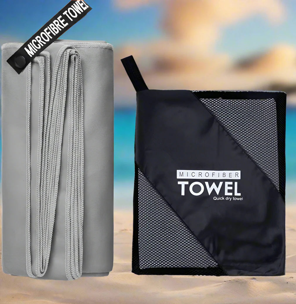 Absorbent Microfiber Quick-Drying Towel (Grey)