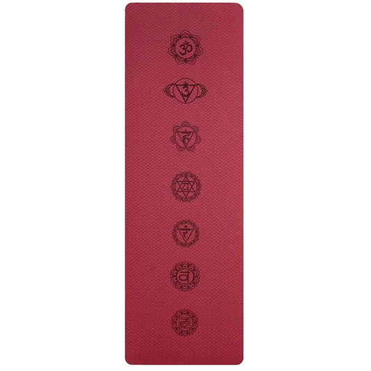 Non-Slip TPE Yoga Mat 6mm for Fitness & Pilates