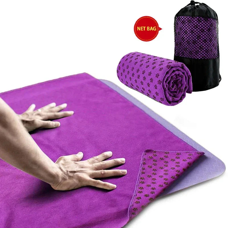 Foldable Non-Slip Yoga Towel Exercise Mat