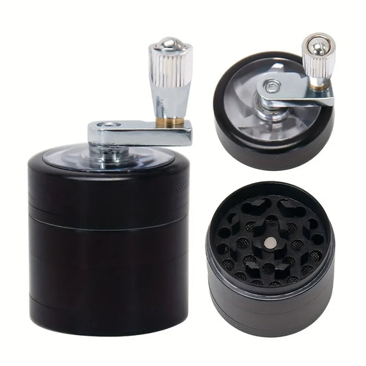 Stainless Steel Nut & Spice Grinder – Manual Crusher