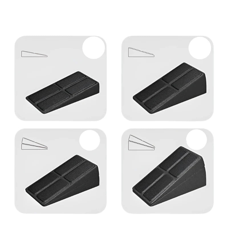 Deadlift Squat Foot Pad Auxiliary Force Device - Black (Three-Piece Set)