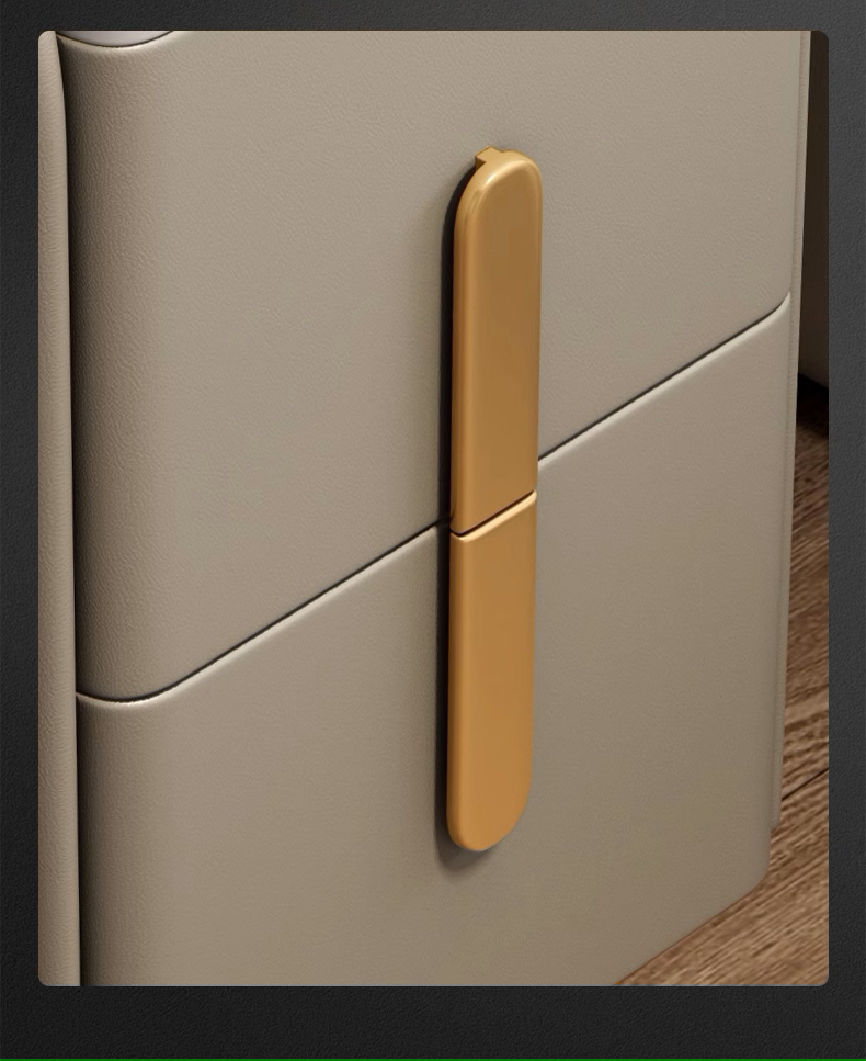 Smart Narrow Nightstand - Wireless Charging, Modern Design