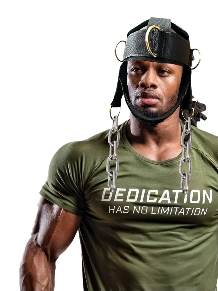 Professional Neck Muscle Trainer for Boxing & Fitness(Black)