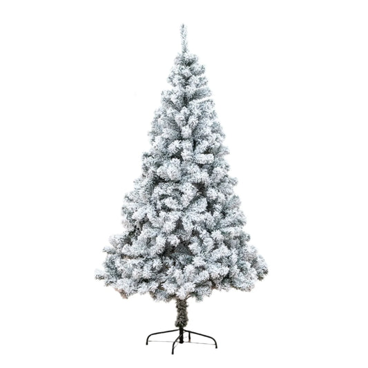 2.4m (240 cm) Snow Flocked Christmas Tree