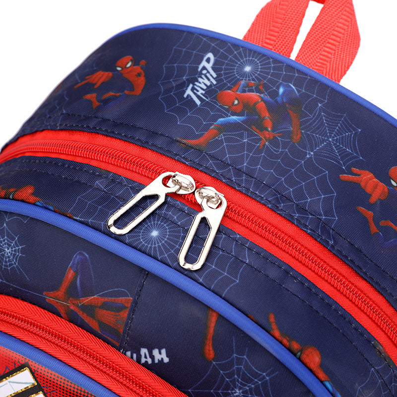 Spider-Man Kids Backpack Large Capacity School Bag