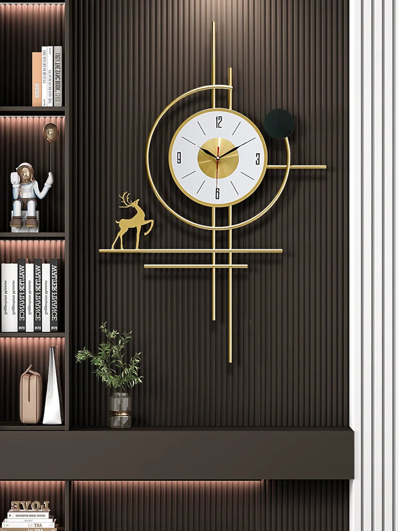 Luxury Fashion Wall Art Clock | 42x66 cm