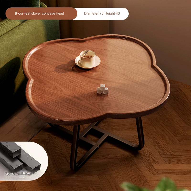 Thickened Four-Leaf Clover Concave Coffee Table