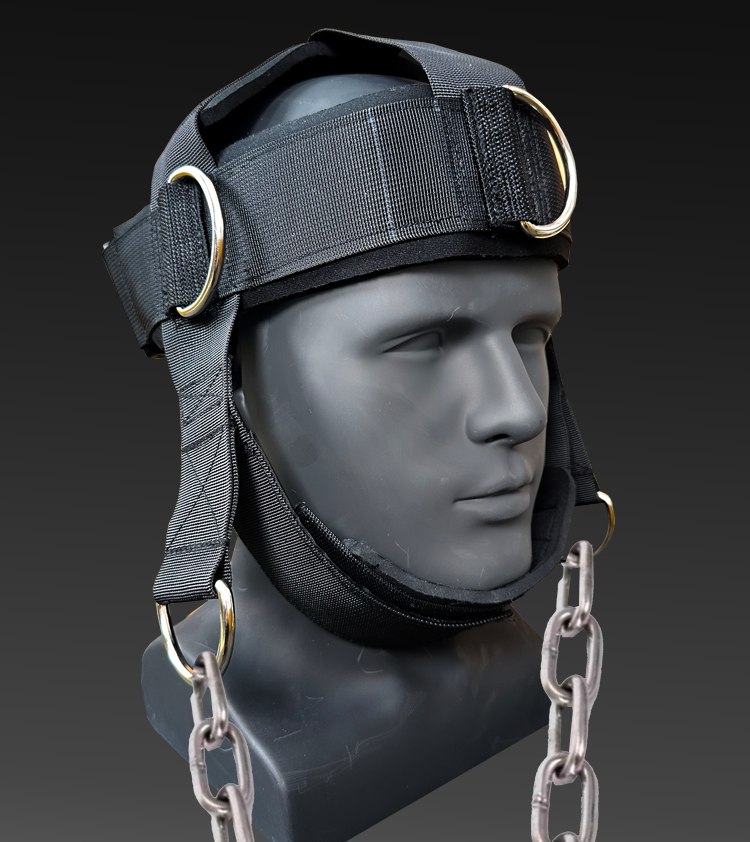 Professional Neck Muscle Trainer for Boxing & Fitness(Black)