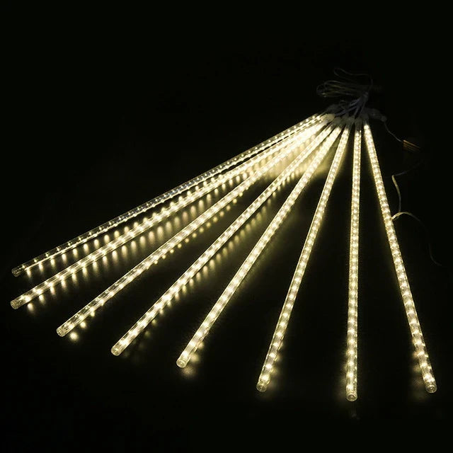 Outdoor Meteor Shower Christmas Lights LED 10 Tubes