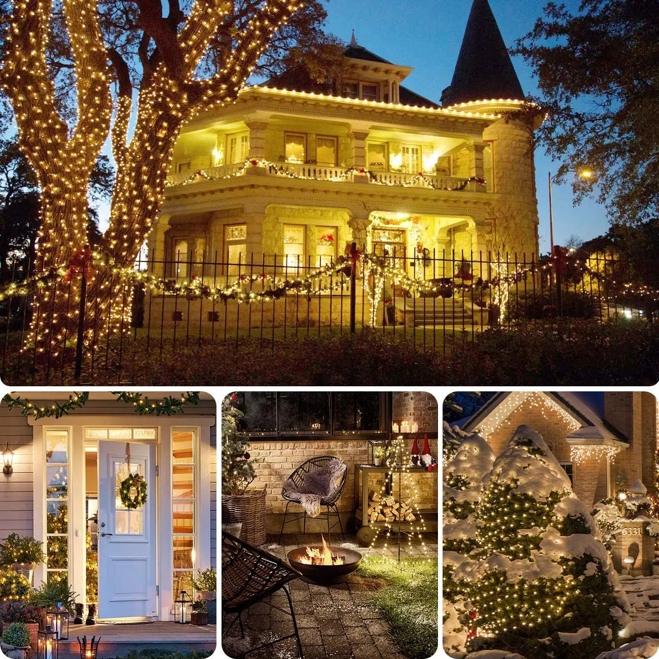 Waterproof LED Solar String Lights Outdoor