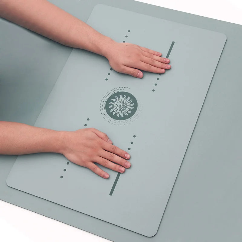 PU Natural Rubber Yoga Mat & Support Pad