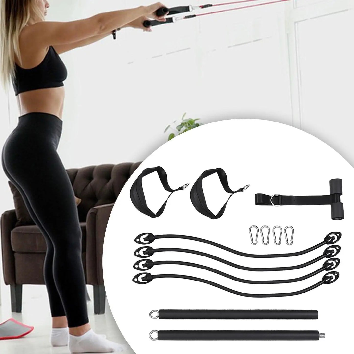 Professional Pilates Bar Kit for Home Workouts