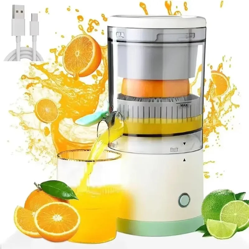Portable Electric Citrus Juicer USB Rechargeable White