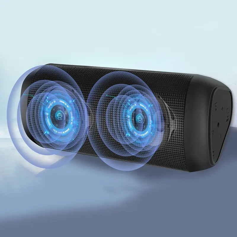 Portable Bluetooth Speaker 15W Waterproof LED TWS
