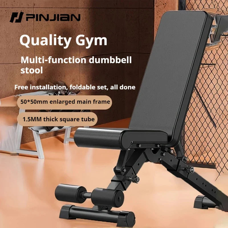 Foldable Multi-Function Dumbbell Bench Set