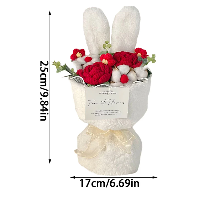 Cute Crochet Flowers Bouquet