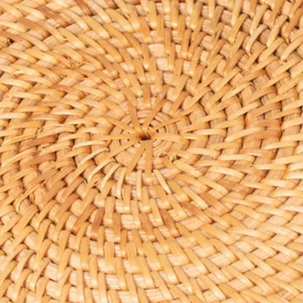 Handwoven Rattan Wicker Storage Basket