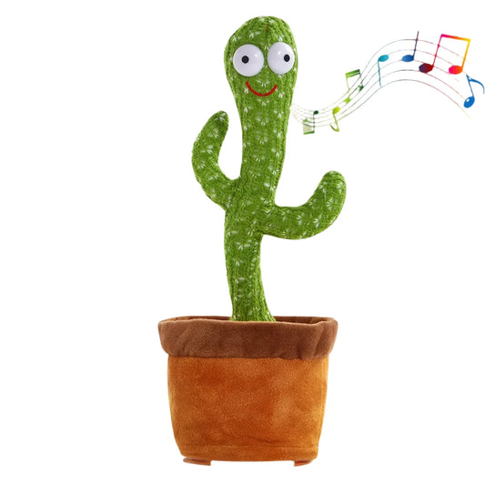Rechargeable Dancing Cactus Plush Toy for Kids