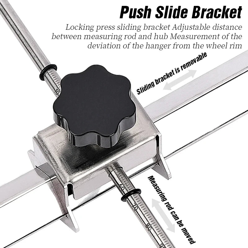 Bike Derailleur Hanger Alignment Gauge Tool Silver