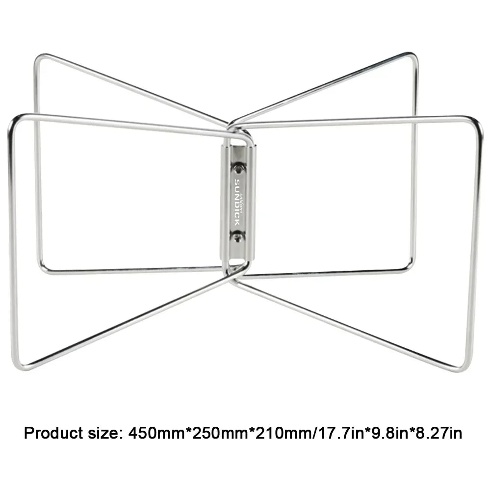 Portable Fridge with Ice Box Stand