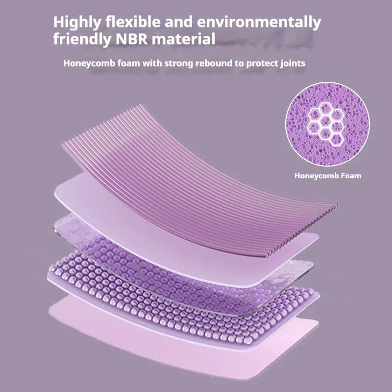 4CM Ultra-Thick NBR Yoga Fitness Support Pad Purple