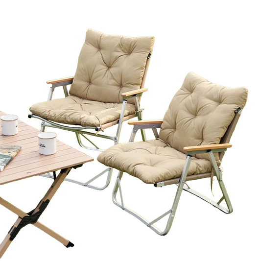 Camping Folding Chair Cushion Detachable Seat Pad