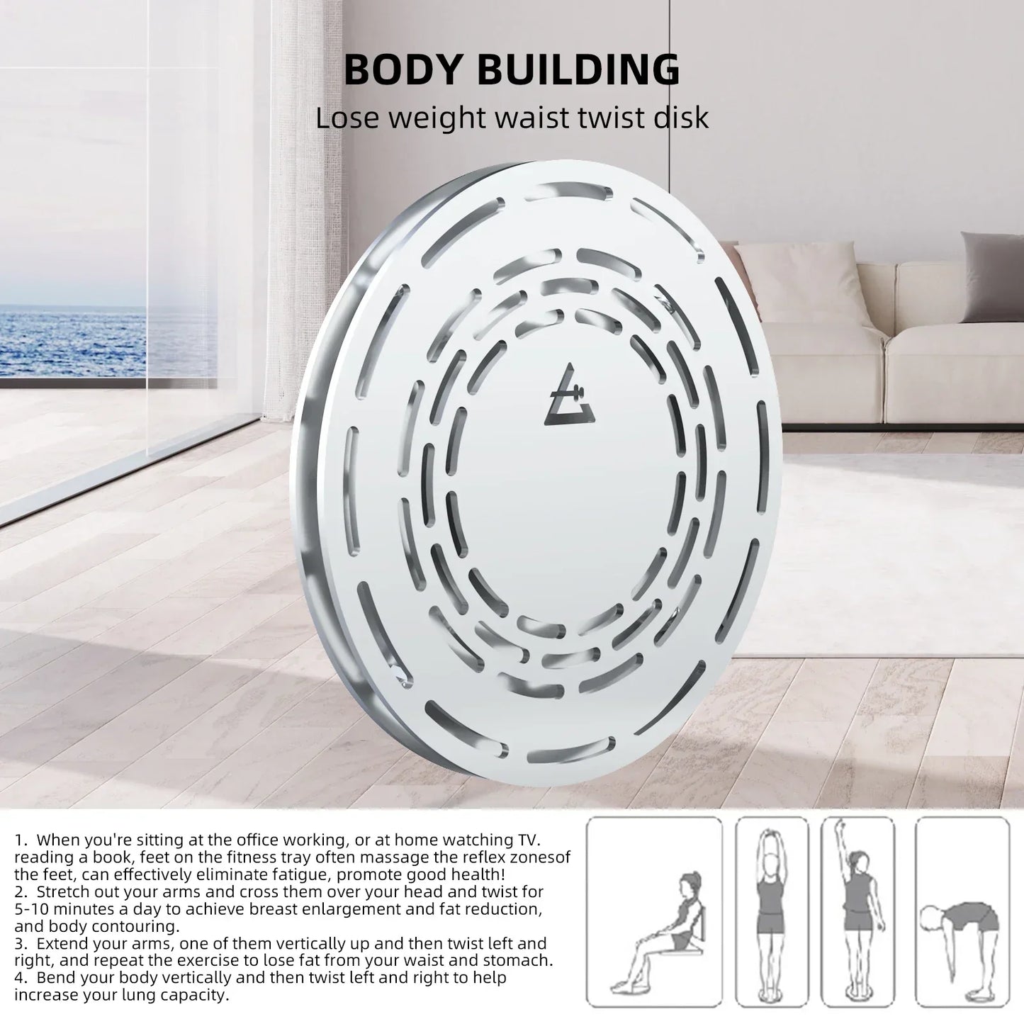 Twist Balance Board for Waist and Aerobic Exercise