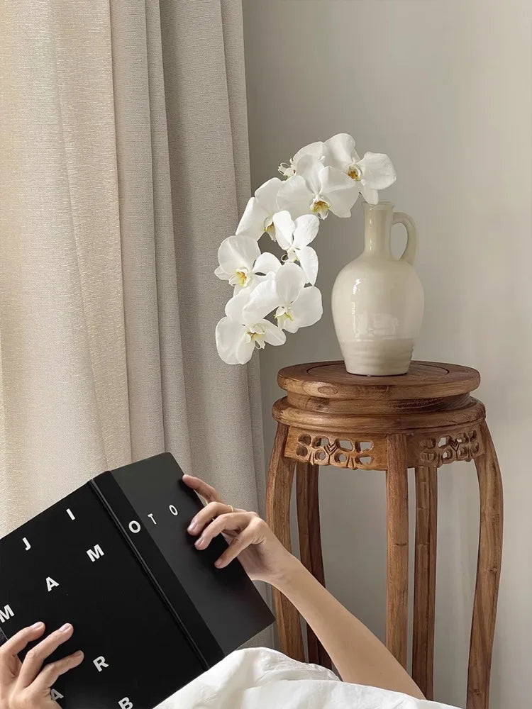 Rustic Elegance: Retro French Ceramic Vase for Stylish Home Decor