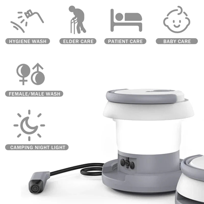 Portable Bidet Foldable 1L Toilet Sprayer