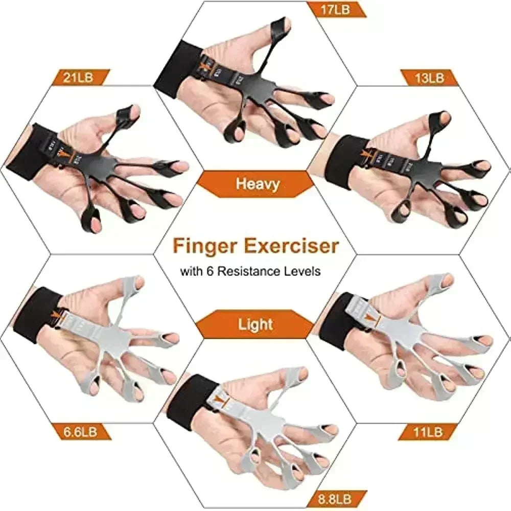 Silicone Finger Exercise Stretcher & Hand Strengthener