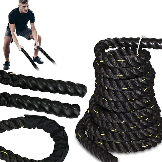 Power Training Battle Rope for Home Gym Workouts