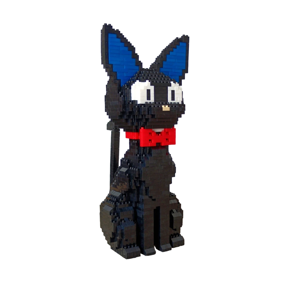 Black Cat Model Mini Building Blocks