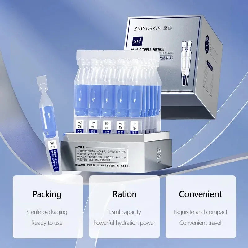 Blue Copper Peptide Lifting Serum - Astaxanthin Anti-Aging Essence