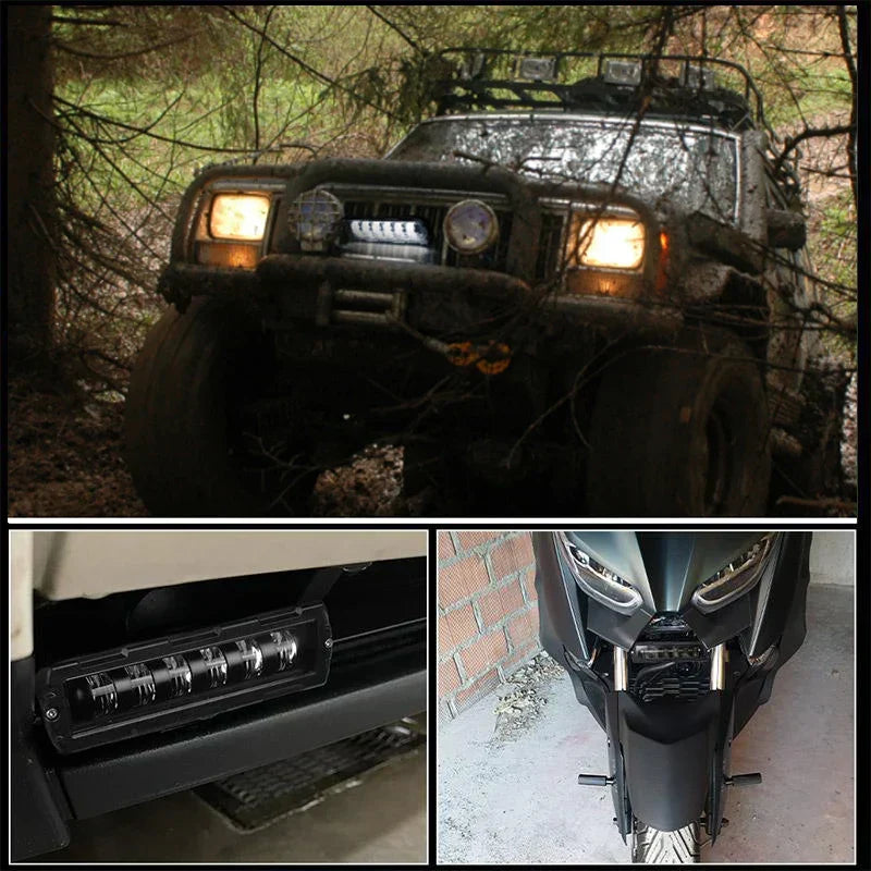 6-Inch 6D 7D LED Work Light Bar