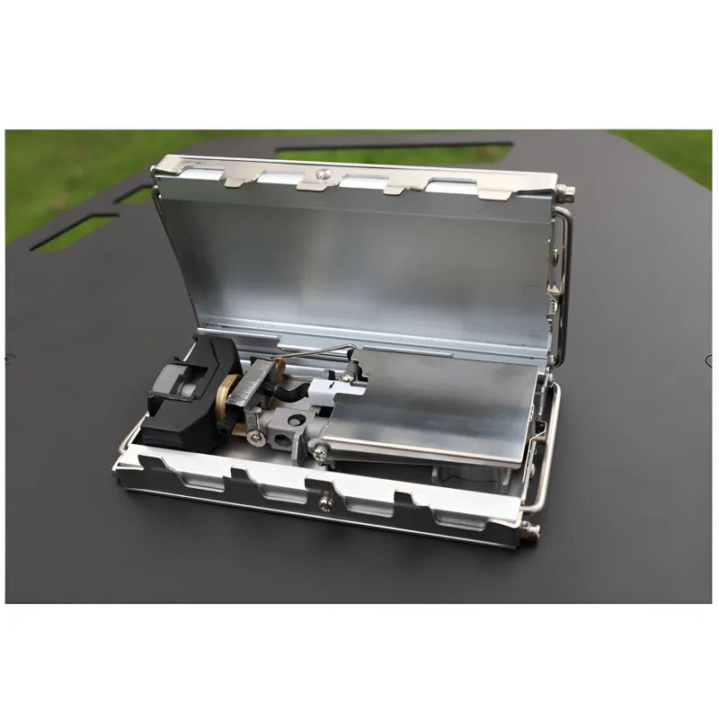 Camping Foldable Cartridge Stove Silver