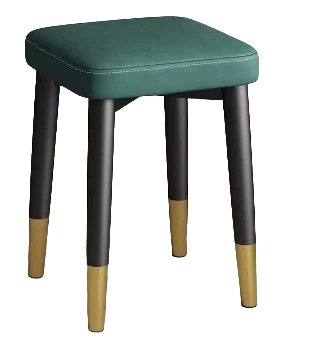 Green Stackable Light Luxury Square Stool