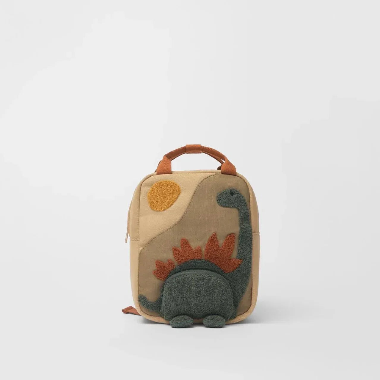 Children Dino Sun Embroidery Backpack
