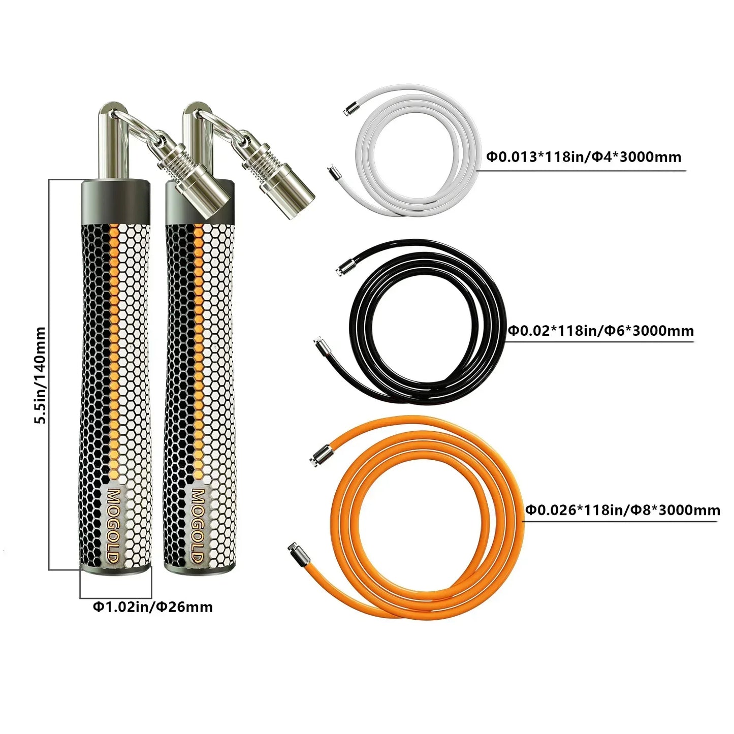 Weighted Jump Rope for Fitness and Boxing