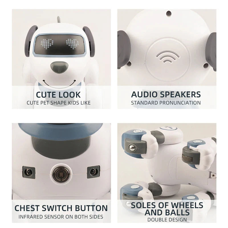 Remote Control Robot Dog for Kids with Stunts