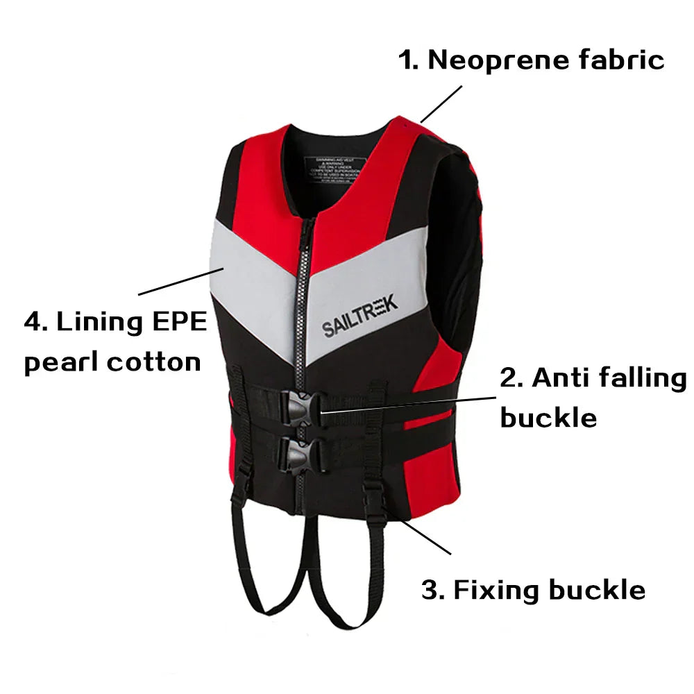 Adult Water Sports Neoprene Life Vest