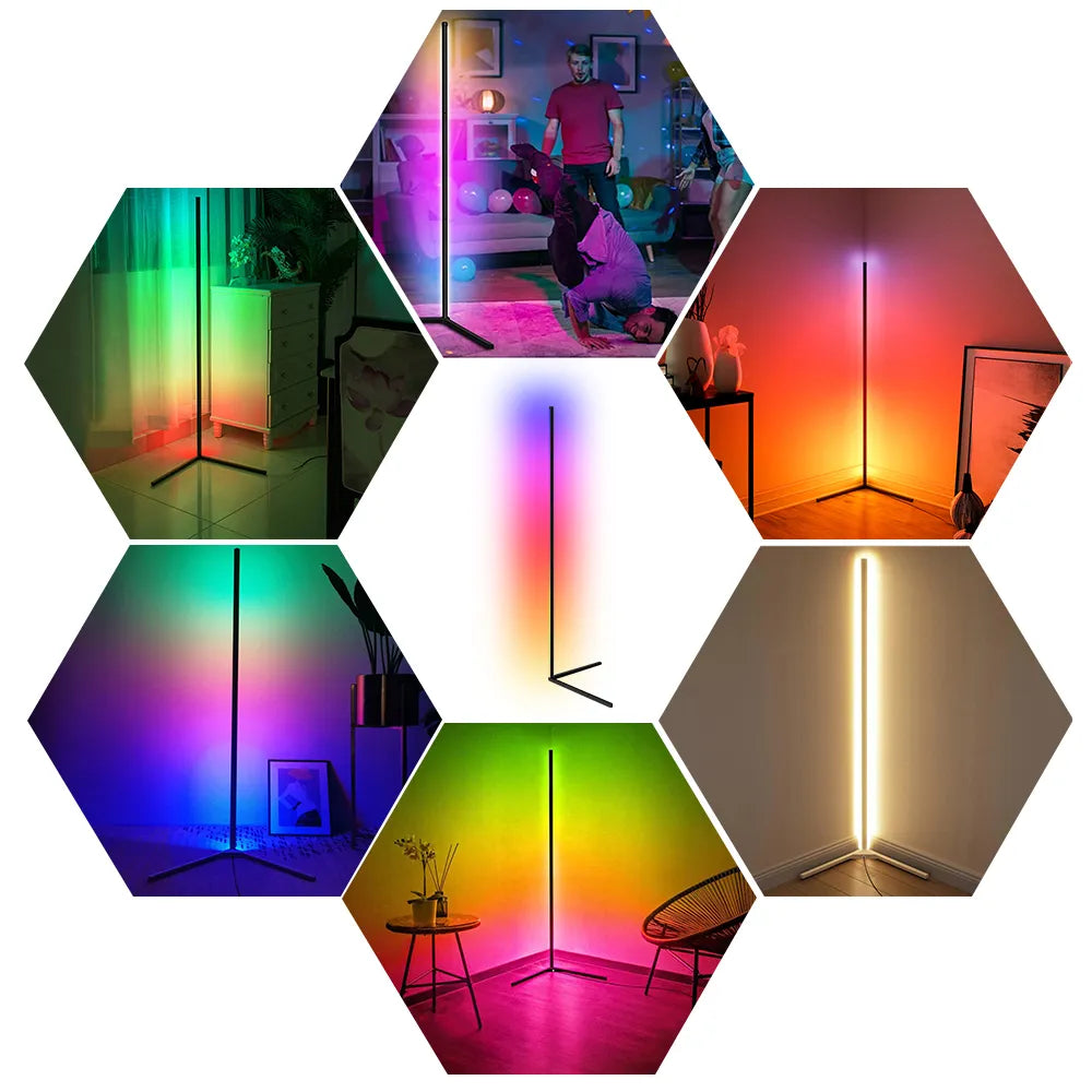 Smart RGB Corner Floor Lamp