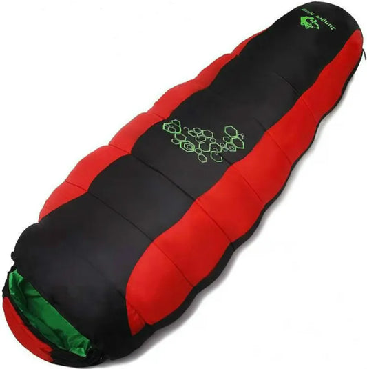 Thickened Four-Hole Cotton Sleeping Bag Red